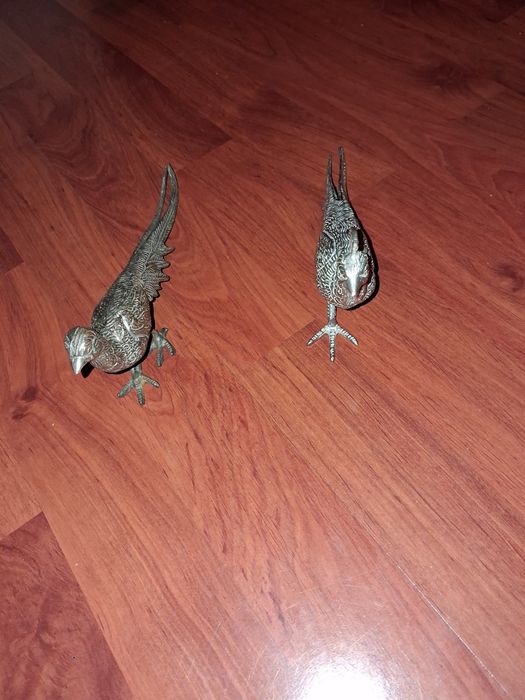 Семейство бронзови отливки на пауни