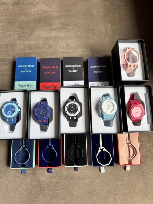 Audemars Piguet x Swatch Royal Pop + каишки