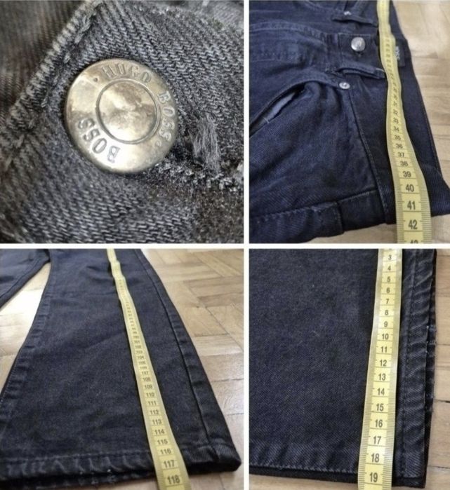 Blugi Hugo Boss, Bărbați, Model Montana, W32 L34, Made in Italy