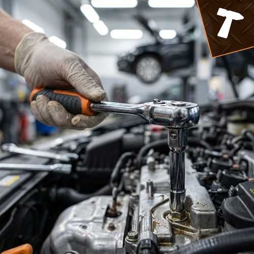 Комплект инструменти Bigstren, 46 части, гидория с тресчотка и удължители