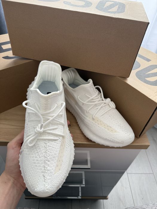 Adidasi Yeezy 350 v2 / Bone White / Premium