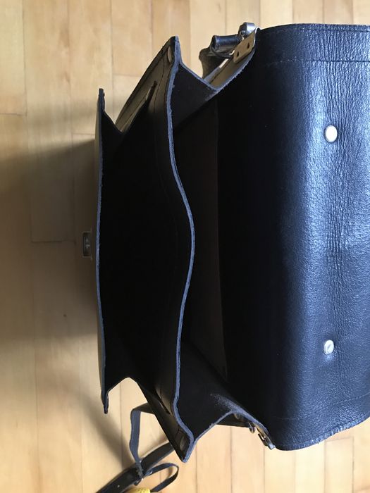 Geanta laptop piele noua facuta manual