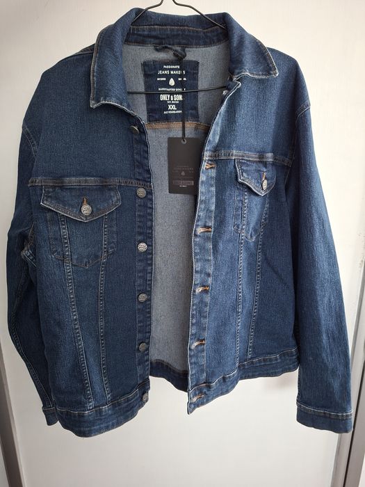Geacă denim bărbați Only & Sons , cu etichetă
