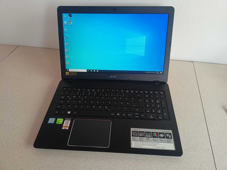 Laptop F5-573G  15.6 FHD Procesor I5-7200u ram 8 ddr4 Nvidia 940MX SSD