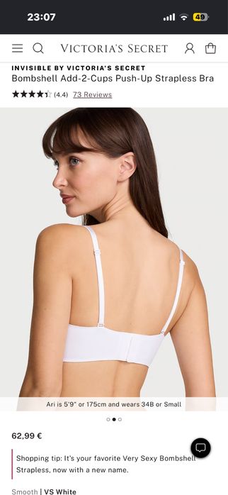 Victoria's secret bombshell double push up bra сутиен
