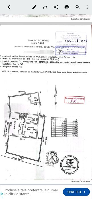 Teren 538 mp ,ultracentral ,faleza in spatele Tribunalului