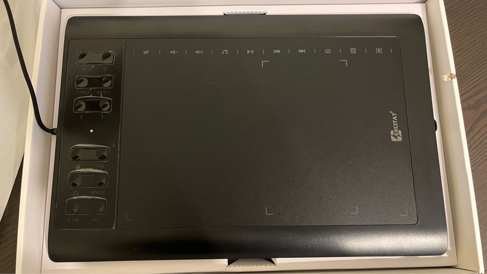 Tableta de desen, 10x6 inchi cu stilou si suport fara baterie