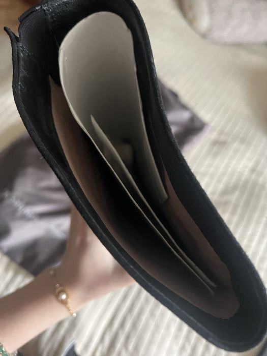 Замшевые Ботфорты