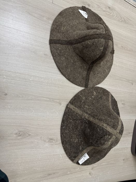 Новые банные шапки из шерсти