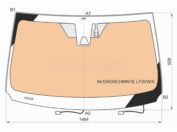 Стекло лобовое с полным обогревом + дд + камера TOYOTA RAV 4 15-19 Toy