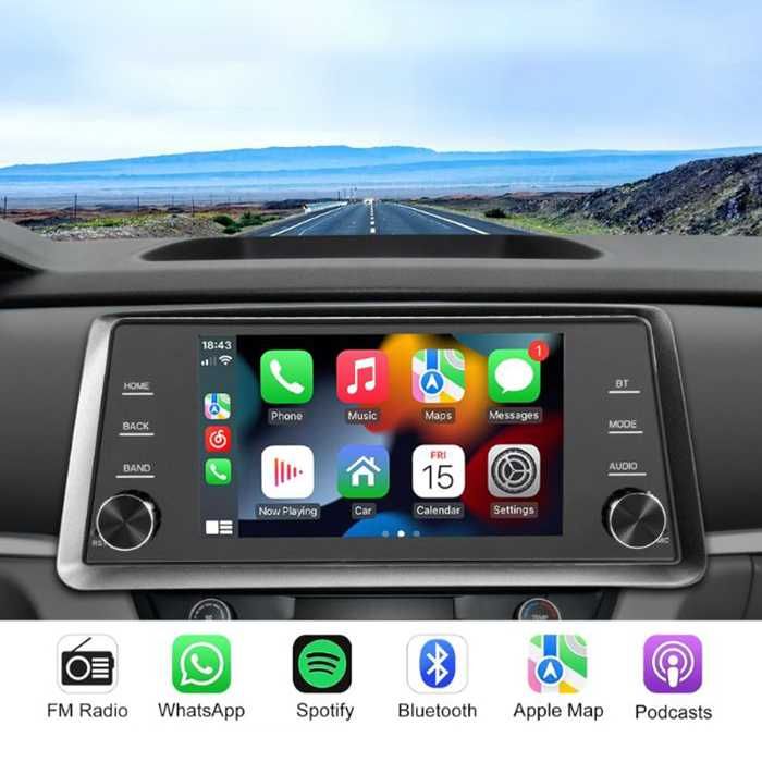 Wireless Андроид мултимедия - 5" дисплей, CarPlay / Android Auto