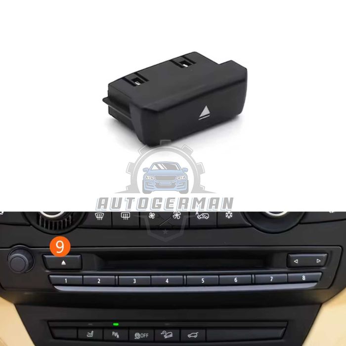 БМВ Е70 копчета за радио 10 бр за bmw X5 е70 X6 е71 бутони за cd радио