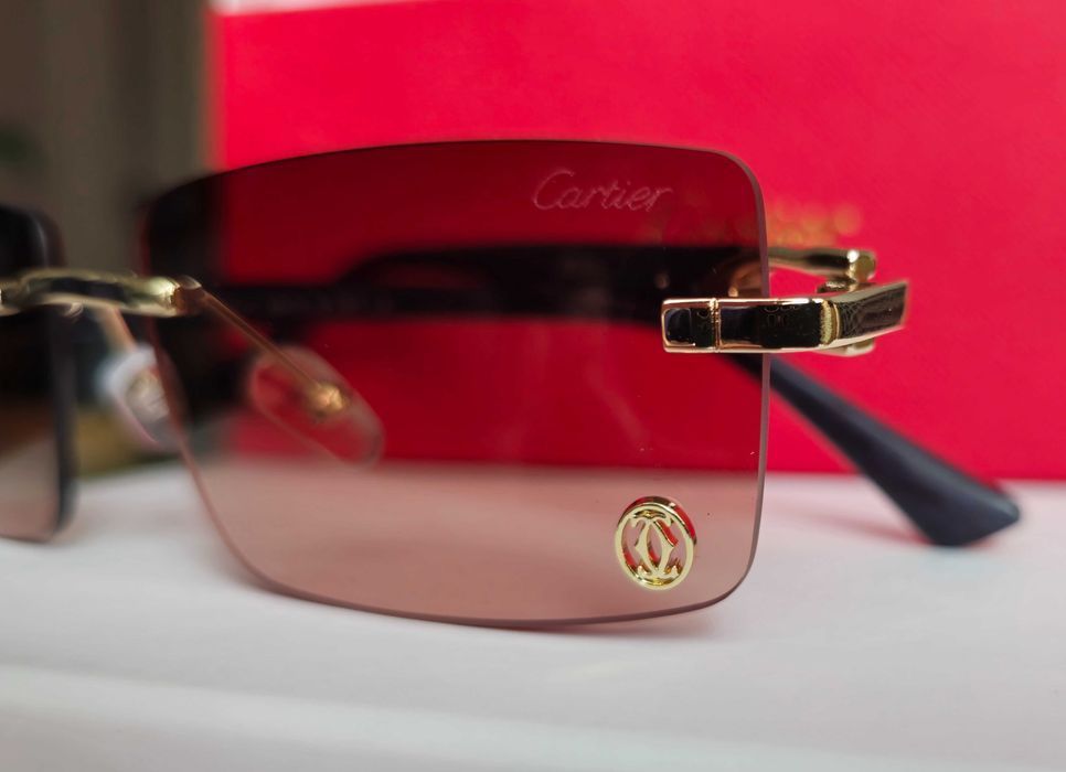 Ochelari de soare Cartier Horn Brown