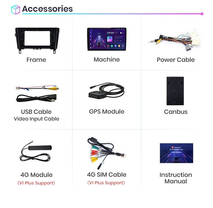 Navigatie Android dedicata Nissan Qashqai 2 / X-Trail (2013-2017)