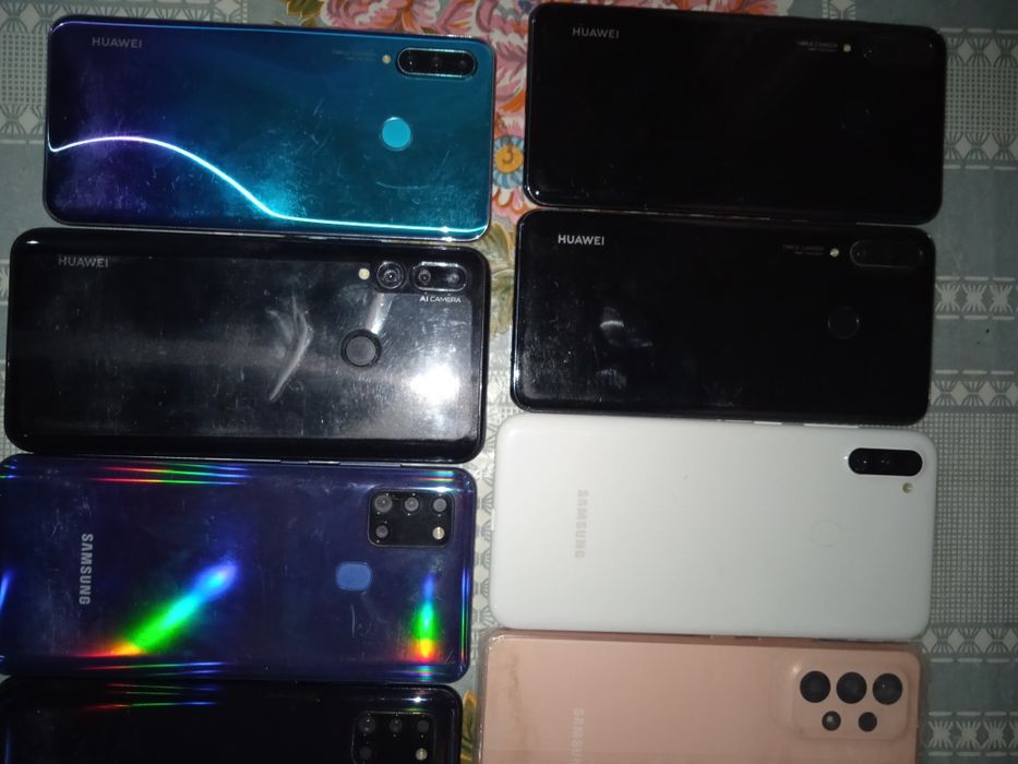 макет телефона самсунг хуавей