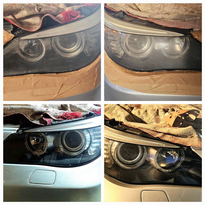 Polimerizare, polish faruri auto