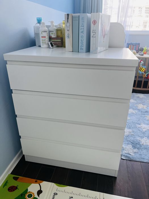 Трансформиращо се легло - кошара с повивалник и скрин