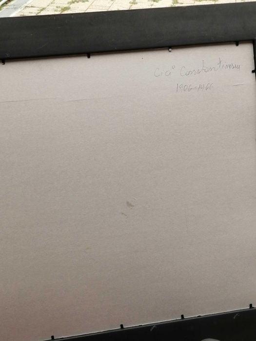 Tablou Maria Constantinescu - Tema religioasa, ulei pe panza, semnat