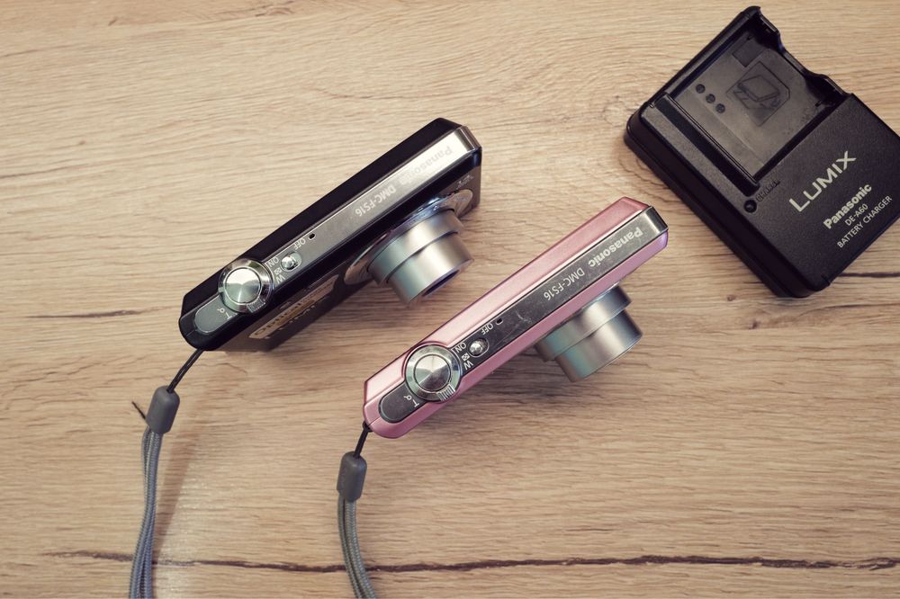 Aparat foto Panasonic Lumix 14 Mp Leica lens Black and Pink instagram