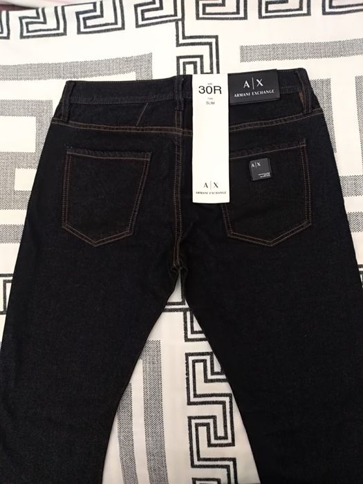 Мужские джинсы ARMANI EXCHANGE!! Чёрный.