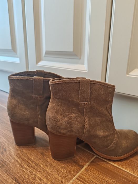 Botine din piele întoarsă Nr. 37