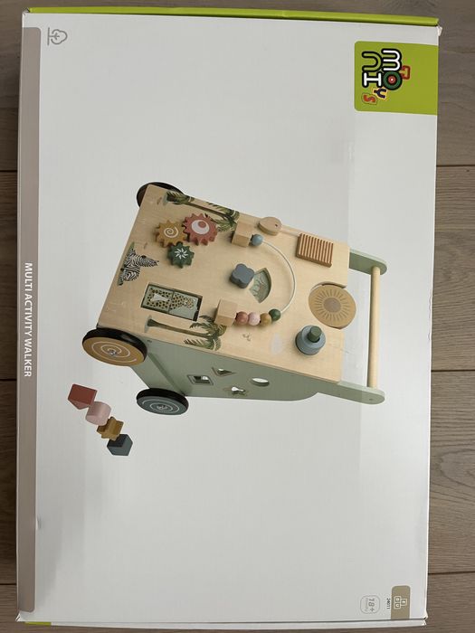 Moni Toys Wooden multi activity walker