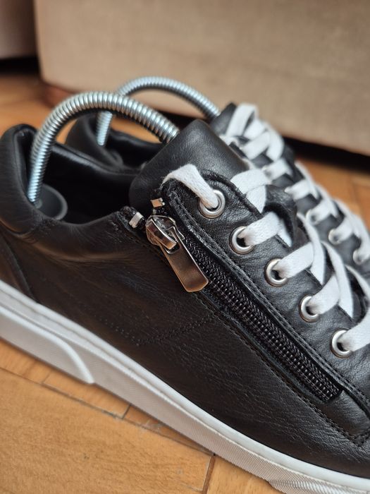 Pantofi sport Rosa Negra Comfort, Piele Naturală, Unisex - 37