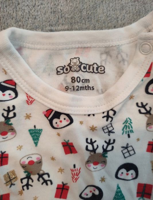 Lot format din 2 pijamale si 4 bady 74-80 fete