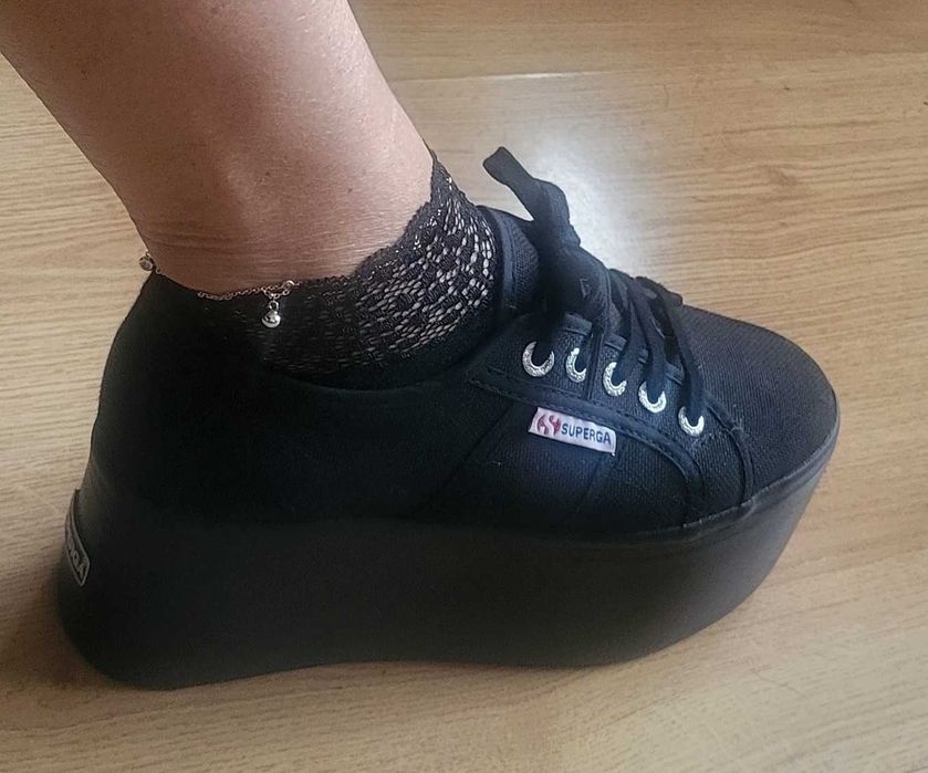 Кецове черни SUPERGA