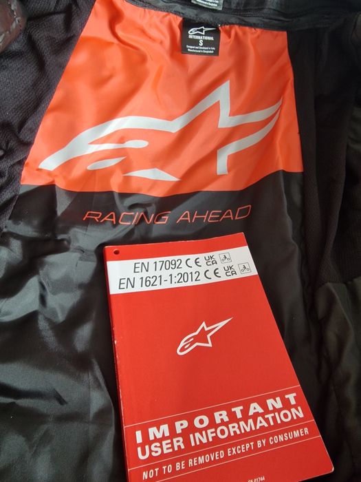 Яке Alpinestars T-SP 1 V2 Waterproof Black/White