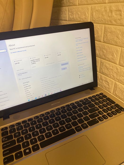 Laptop asus urgent