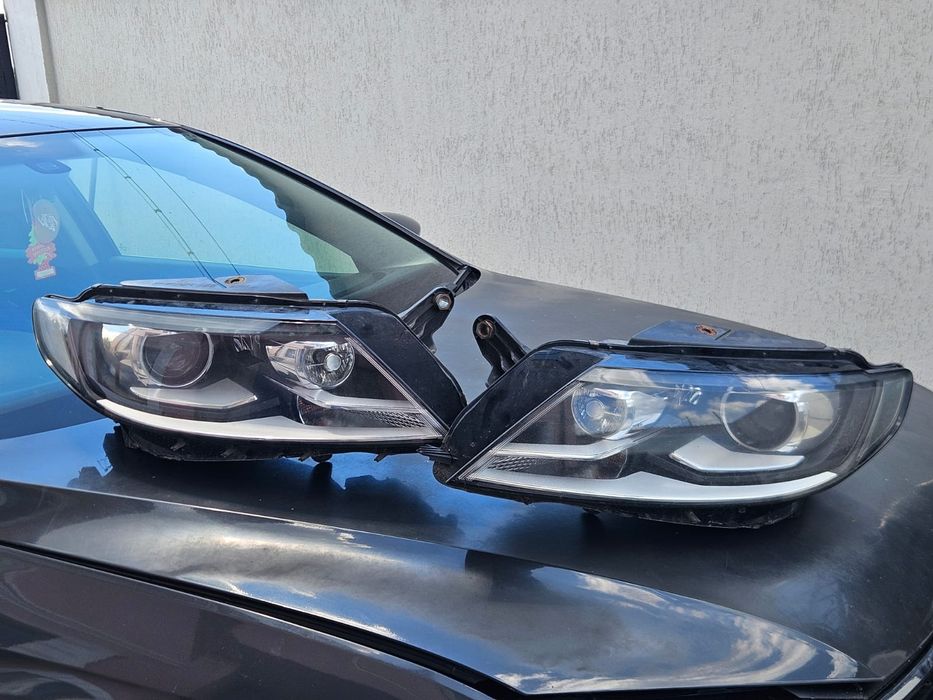 Aripa stanga dreapta vw passat cc facelift 2014 Argintiu culoare LA7W Faruri Droser Balast