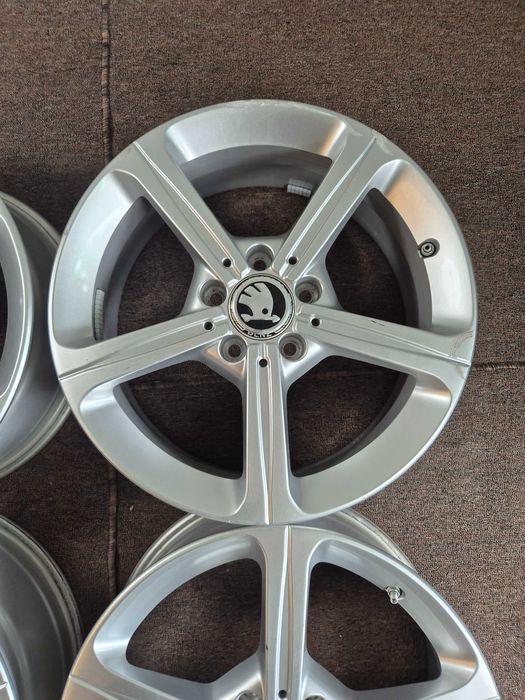 4 Jante Aliaj 5x112 17'' OE VW Golf Passat Touran Sharan Caddy T-ROC / Skoda Octavia Karoq Superb Yeti
