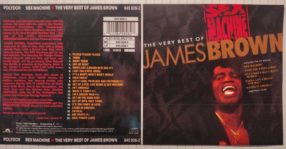 Неофициални дискове James Brown - нови 6 лв броя