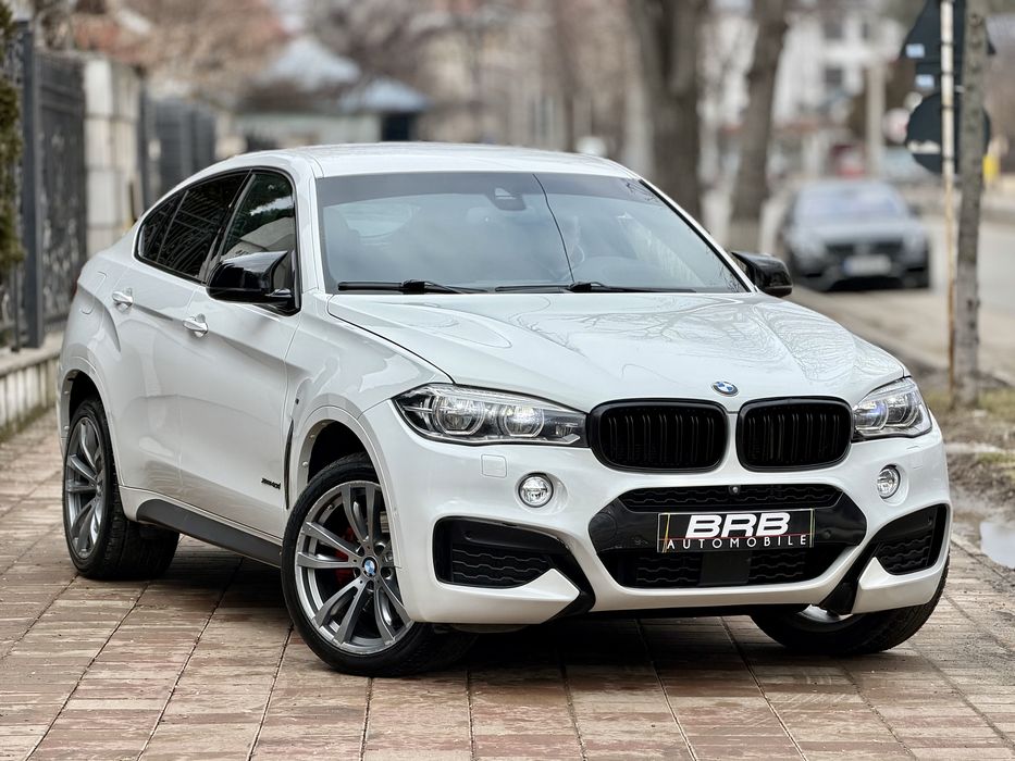 • Bmw X6 2016 / 3.0 Diesel / M Packet / Alb Perlat - Parc Auto • Rate