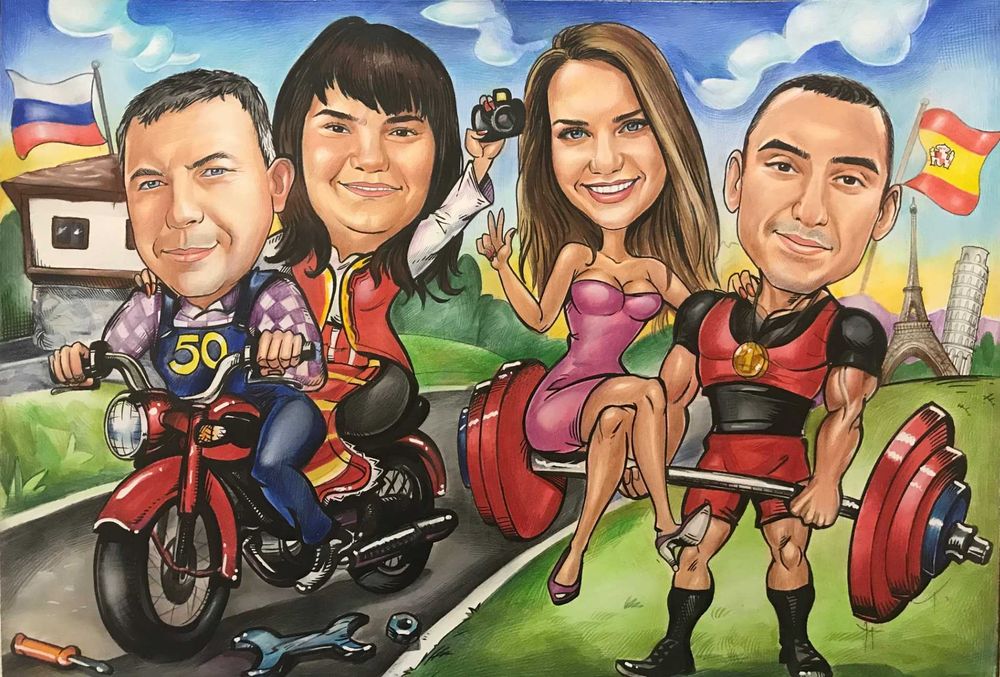 Ръчно Рисувани Карикатури