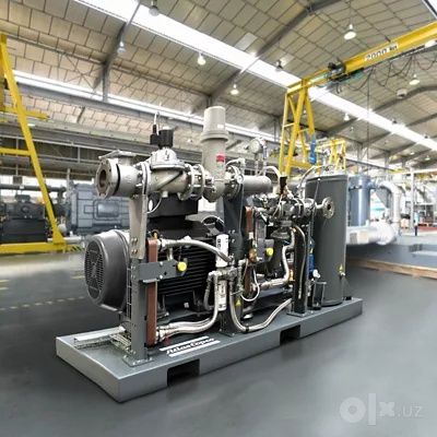 Газовые компрессоры Маслосмазываемый газовый винтовой компрессор
