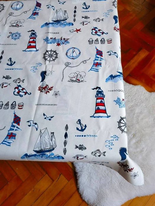 Морска колекция хидрофобиран покривки и декоративни