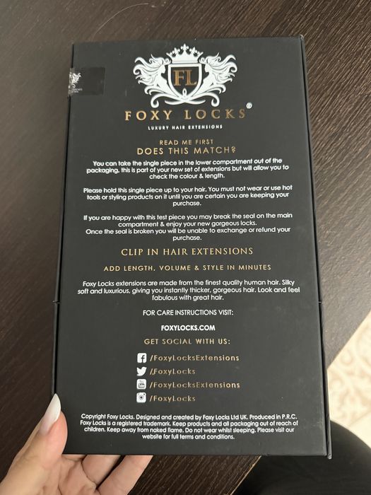 Extensii păr natural premium – Foxy Locks (Silver Fox)