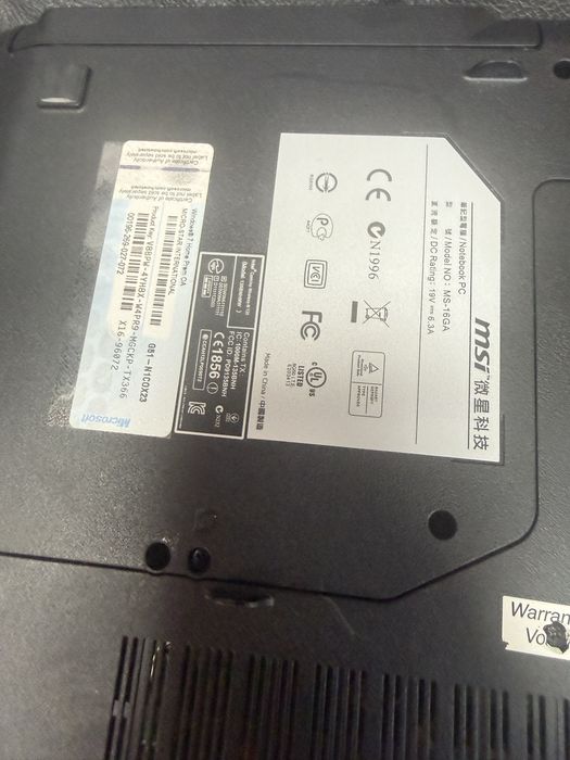 Msi ge60 i5 256 ssd 8 ram