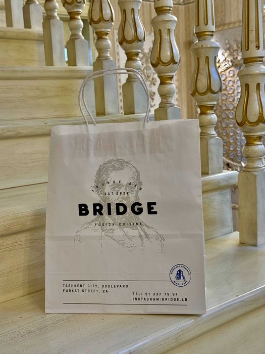 Крафт пакеты с печатью от 500 шт