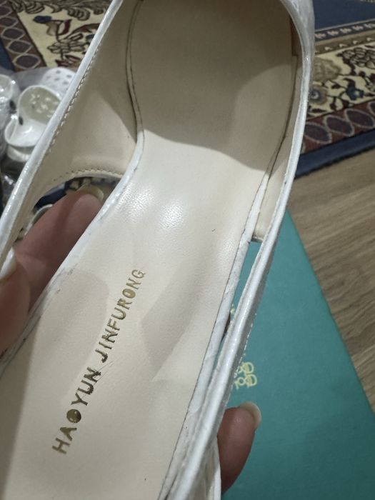 Белый туфли 35 размер