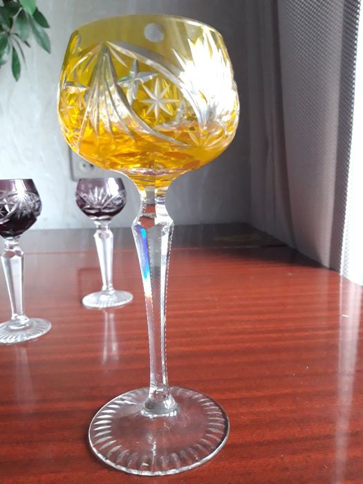 Цветной хрусталь. Германия, 60е гг, 20 век.