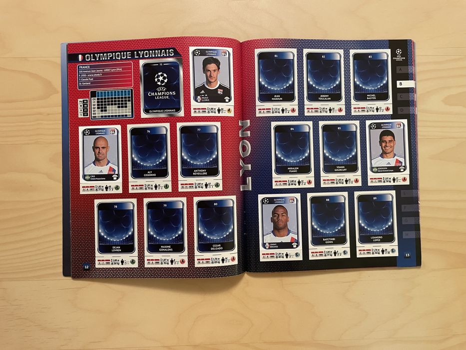 Албум Panini Шампионска лига 2010/11