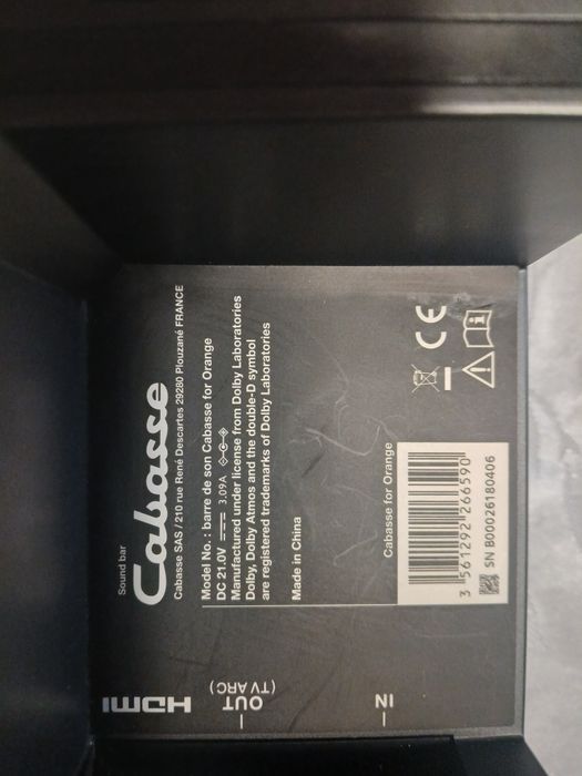 Sistem audio 2.2.1 CABASSE