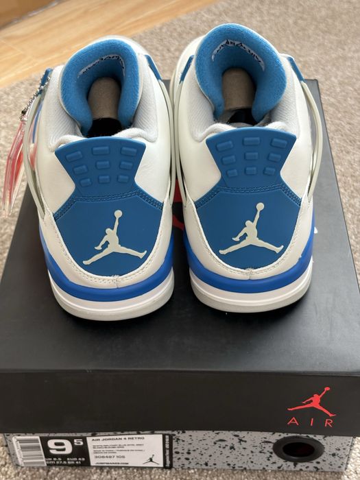 Jordan 4 military blue 2012 full box 43