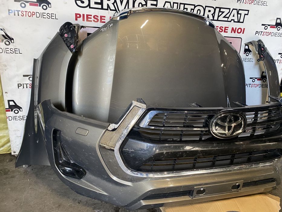 Fata Completa Bot Complet Toyota Hilux 2.4d 2017 2018 2019 2020 2021 2022 2023 2024 Bara Capota Trager Radiatoare Far Faruri Aripa