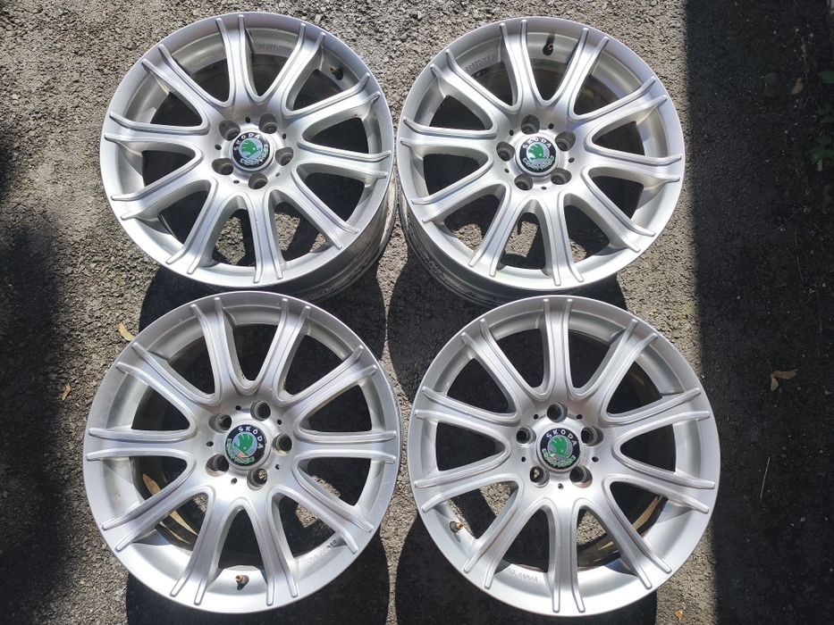 Фолксваген/VW; Шкода/Skoda  - 16 цола 5x100; 4 бр. лети джанти