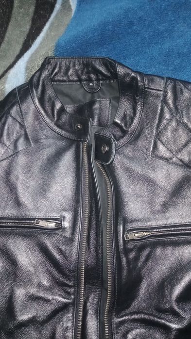 Кожаная куртка мужская