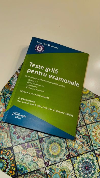 Titu Maiorescu Teste Grila pentru Examenele la Drept